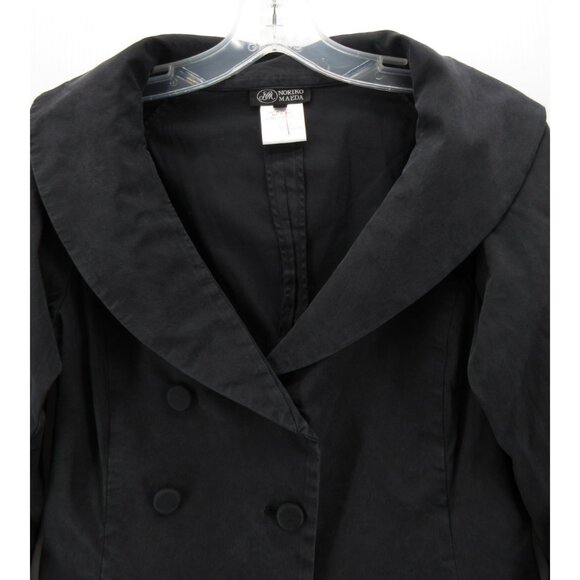 Noriko Maeda Blazer 40 Foxey Japan Silk Jacket Double Breasted Small - Picture 2 of 11